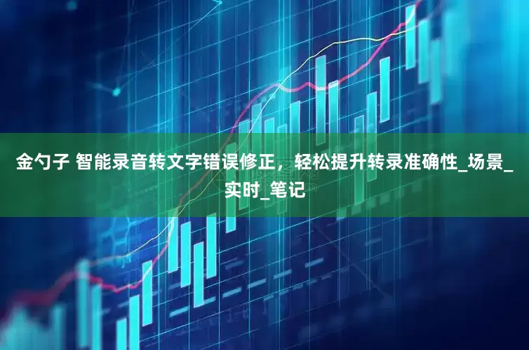 金勺子 智能录音转文字错误修正，轻松提升转录准确性_场景_实时_笔记
